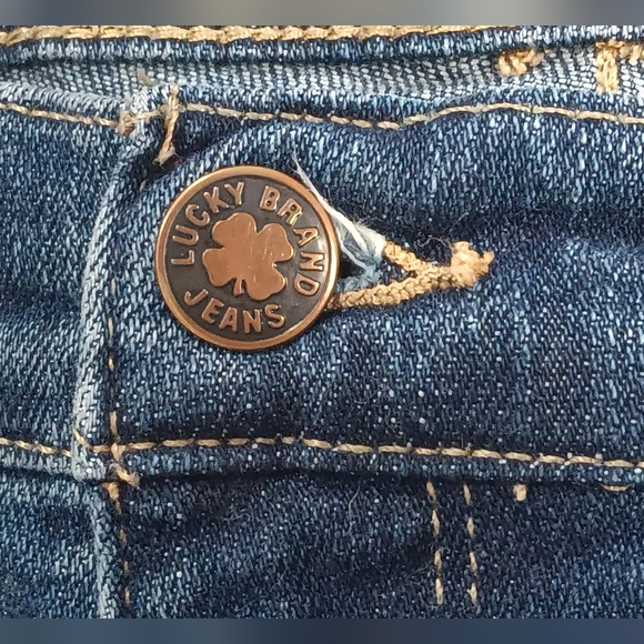 Lucky Brand Women's Straight Leg Blue Jeans 8/29 Regular - Picture 4 of 6